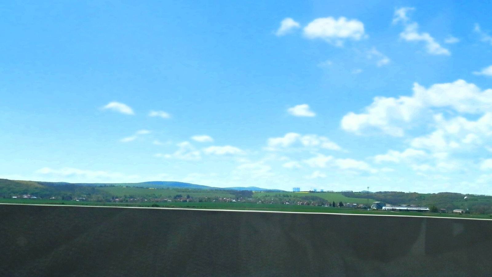 Nuclear power plant with cooling towers in Slovakia