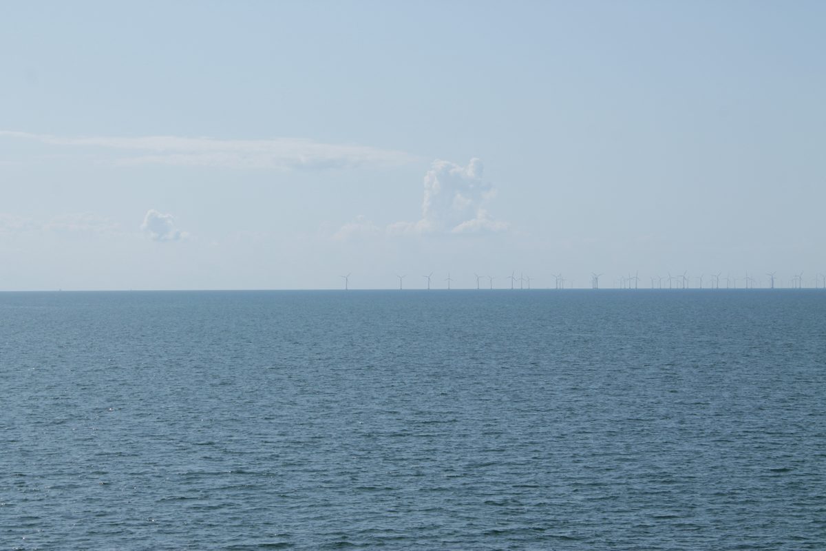 Wind turbines operating in the Baltic Sea