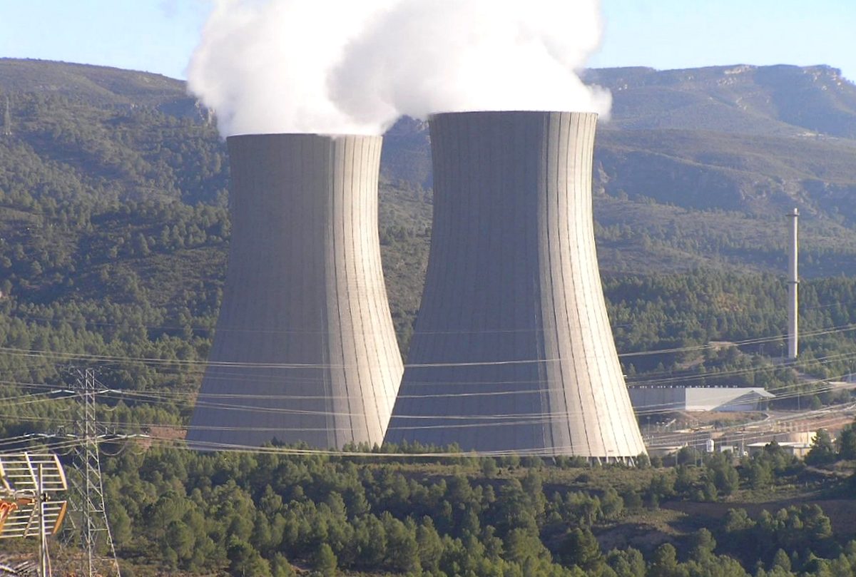 Cooling towers of the Cofrentes nuclear power plant